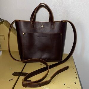 🤎Portland Leather Almost Perfect Mini Crossbody Tote